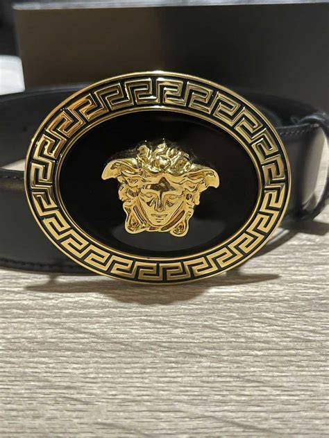 rare versace belt|versace medusa head belt.